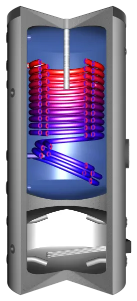 HDWPU cutaway view, insulation in silver
