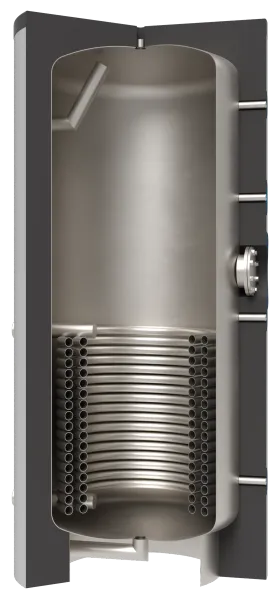 JHLS cutaway view, insulation in silver